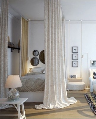 The screen is the lightest construction and is most often made of textile material.