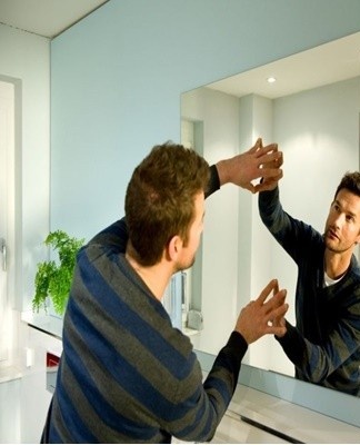 Some people decide to install mirrors in the dressing room or hallway.