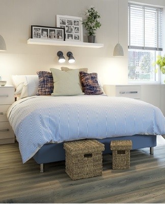 Laminate is distinguished by durability, thermal insulation, practicality and low price.