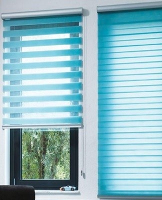 Horizontal curtains are able to visually expand the room, which is especially important for a small area of ​​​​the room.