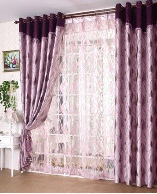 The rings are specially sewn to the curtains.