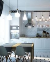 Rules for organizing lighting in the kitchen, placement and selection of lamps