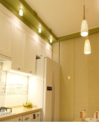 The choice of the type of lighting depends on the interior features of the room.