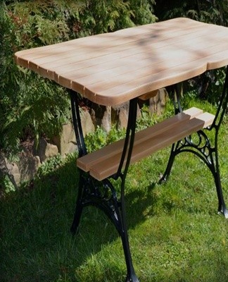 The choice of a garden table for a summer residence depends on the experience with wood and the availability of tools.