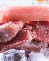 How much and at what temperature can meat be stored in the freezer, shelf life