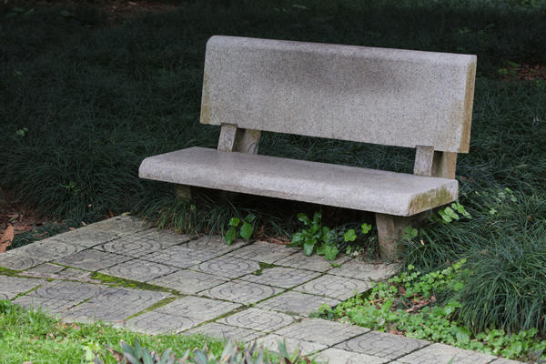 stationary bench