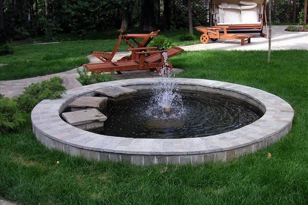 fountain in the country