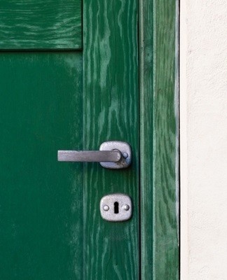 green doors