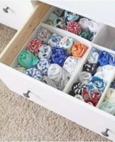 How do I compactly fold socks, rulers and storage methods