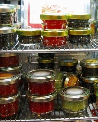 In the refrigerator, the temperature is usually + 2 ... + 5 degrees Celsius.