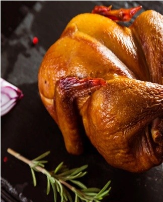 The shelf life of grilled chicken is the same as that of fried foods - 1 month.