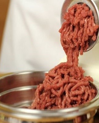 All bones and cartilage should be removed from the meat before loading it into a meat grinder, blender or food processor.