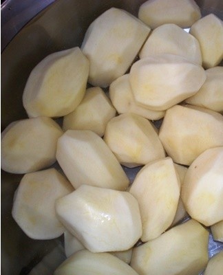 If the water has acquired a cloudy consistency, this indicates the release of starch from the product.