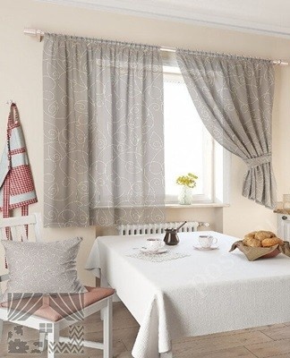gray curtains