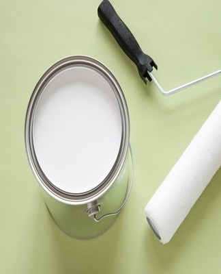 Some paints need to be diluted with water, others just need to be mixed.