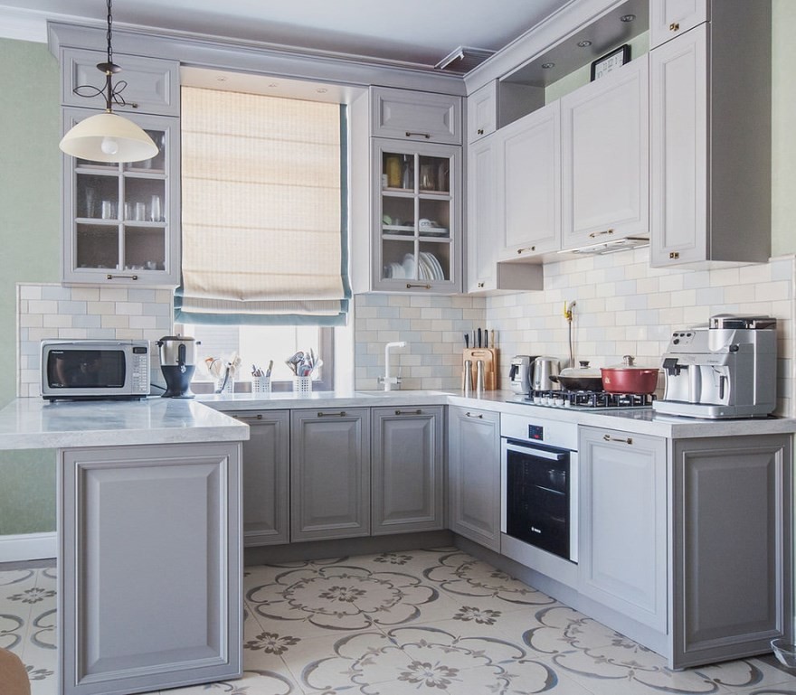 gray kitchen
