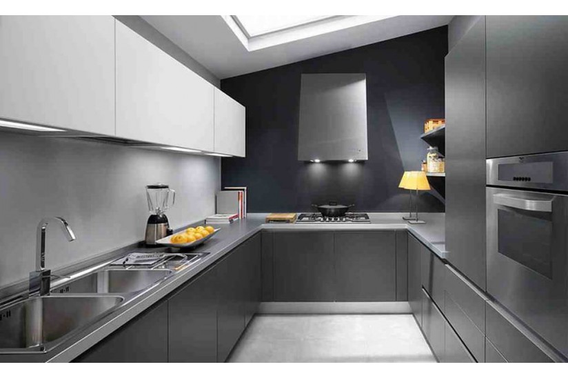 gray kitchen
