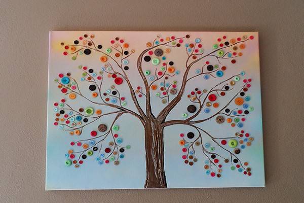 button tree