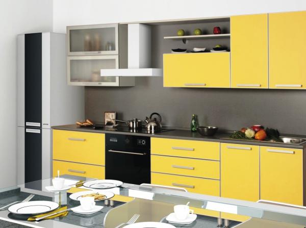 The combination of gray and black helps to make the interior deep and voluminous.