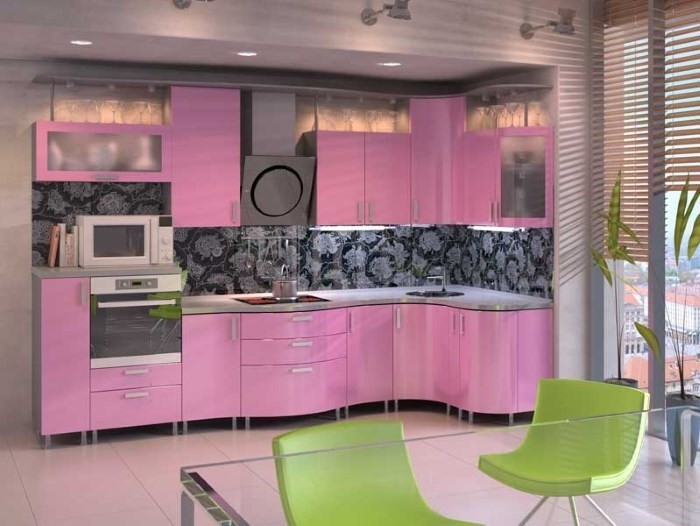 kitchen pink