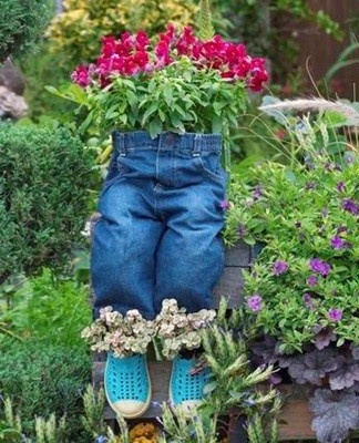 decorative flower bed