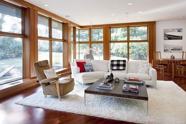 Natural light living room