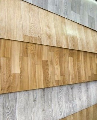 Linoleum is made from natural and synthetic ingredients.