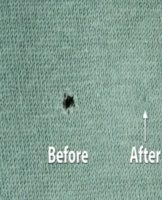 Rules and methods for discreetly sewing a hole on a t-shirt