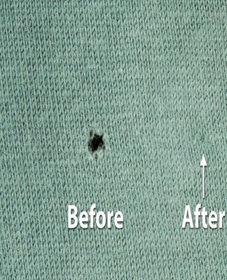 Rules and methods for discreetly sewing a hole on a t-shirt