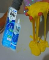 How to make fluid slime for lenses at home