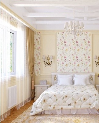 It is a delicate and cute design that is suitable for the bedroom.