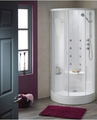 Enclosed shower enclosures are self-contained mini-boxes