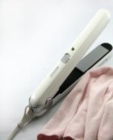 Methods, such as a hair straightener with a ceramic coating, to remove carbon deposits