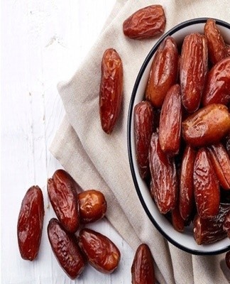 The best option would be ripe, dry dates on a palm tree.