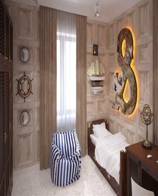 Choosing a theme for decorating the bedroom, it is recommended to take into account the age of the small owner and his hobbies.