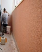 How to properly decorate the balcony with decorative plaster with your own hands