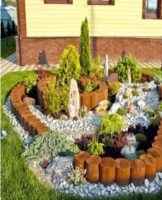 Ideas for creating a beautiful and simple do-it-yourself flower bed landscaping