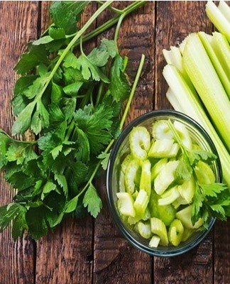 Celery leaves do not lose their flavor when dried; the product can be pickled and salted.