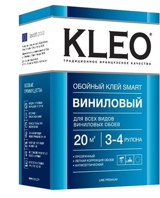 The adhesive mixture of this brand is intended for work with vinyl wallpaper.