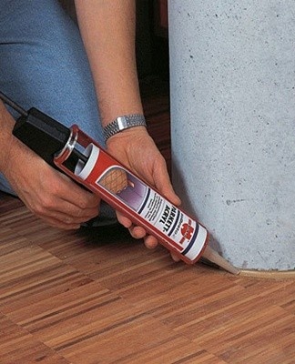 Usually the covering material is attached to polyurethane foam.