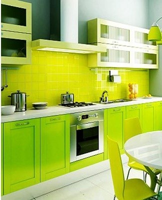 Yolk stimulates the appetite and therefore looks great in the kitchen.