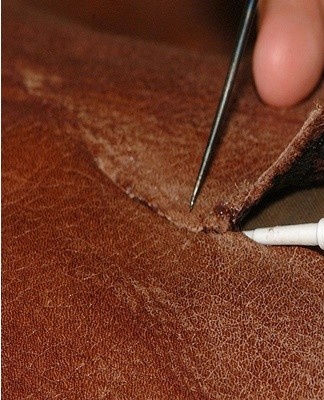 If the damage is minimal, it makes sense to put a patch on the wrong side.