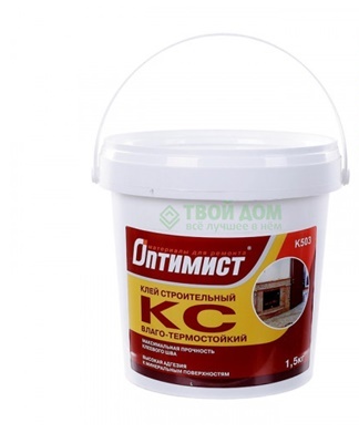 This ready-to-use heat-resistant composition is made on the basis of liquid glass.