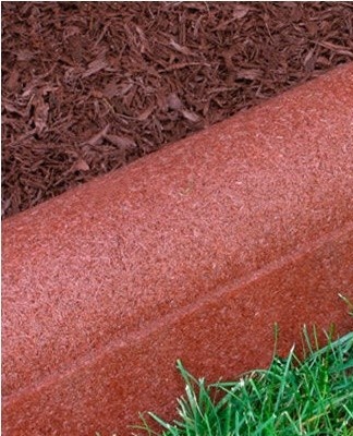 Over the past decade, rubber edging has become common.