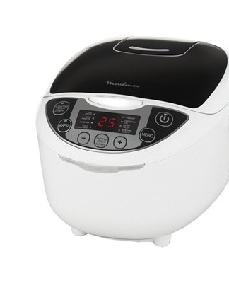 Plastic body, 5 liter ceramic coated bowl.