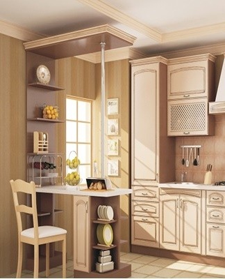 Ideas for creating a milky kitchen and rules for combining tones in the interior