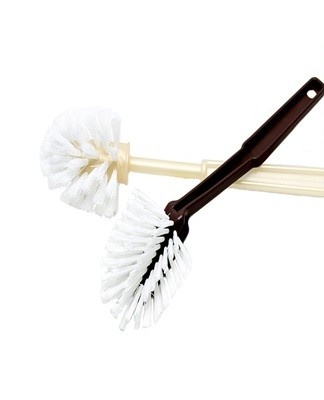 For this reason, the toilet brush should not be frequently rinsed in this liquid.