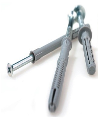 Another fixing element that cannot be dispensed with in the case of fixing plastic panels to a box made up of wooden bars.