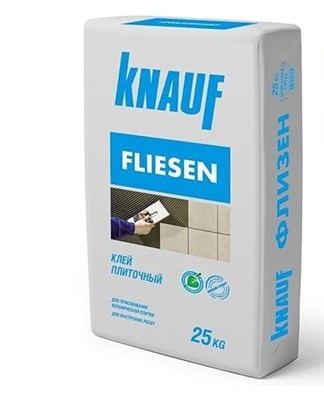 KNAUF tile adhesive is suitable for a variety of interior applications.