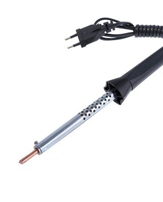 To use a household soldering iron, you need to use a special nozzle.